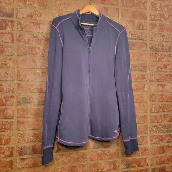 Tommy Bahama Jen & Terry Full Zip size large - Picture 1 of 6